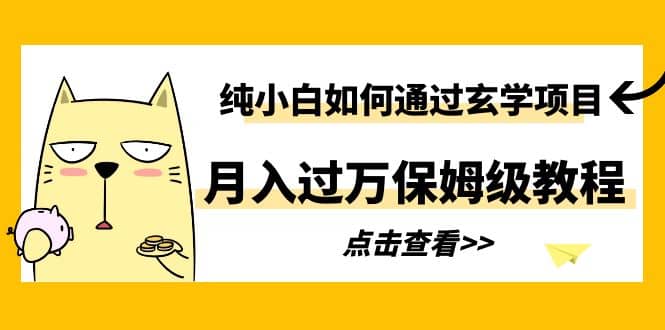 纯小白如何通过玄学项目月入过万保姆级教程-有量联盟