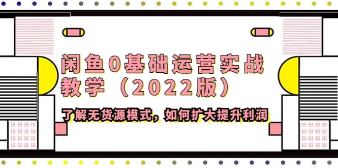 闲鱼0基础运营实战教学（2022版）了解无货源模式，如何扩大提升利润-有量联盟