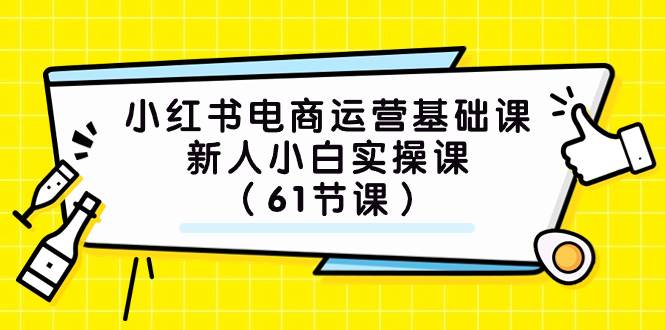 小红书电商运营基础课，新人小白实操课（61节课）-有量联盟