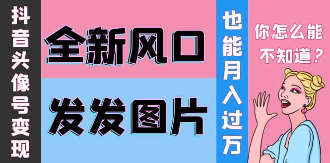 抖音头像号变现0基础教程-有量联盟