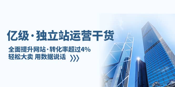 独立站运营干货：全面提升网站·转化率超过4%，轻松大卖 用数据说话-有量联盟