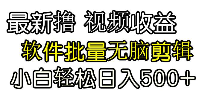 发视频撸收益，软件无脑批量剪辑，第一天发第二天就有钱-有量联盟