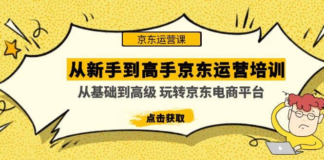 从新手到高手京东运营培训：从基础到高级 玩转京东电商平台(无水印)-有量联盟