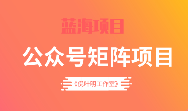 蓝海公众号矩阵项目训练营，0粉冷启动，公众号矩阵账号粉丝突破30w-有量联盟