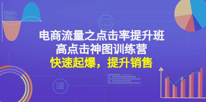 电商流量之点击率提升班+高点击神图训练营：快速起爆，提升销售-有量联盟