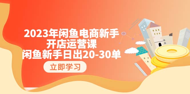 2023年闲鱼电商新手开店运营课：闲鱼新手日出20-30单（18节-实战干货）-有量联盟