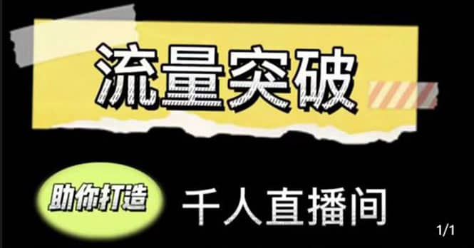 直播运营实战视频课，助你打造千人直播间（14节视频课）-有量联盟