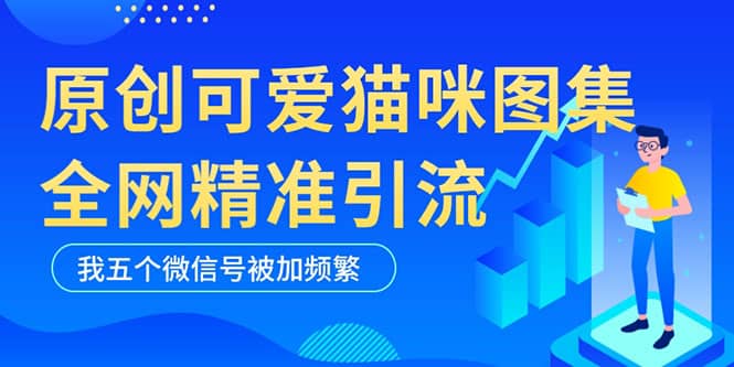 黑科技纯原创可爱猫咪图片，全网精准引流，实操5个VX号被加频繁-有量联盟