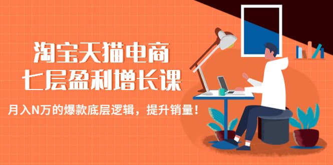 淘宝天猫电商七层盈利增长课：月入N万的爆款底层逻辑，提升销量-有量联盟