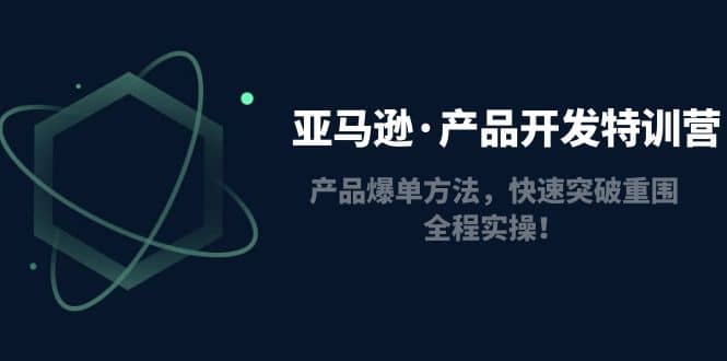 亚马逊·产品开发特训营：产品爆单方法，快速突破重围，全程实操-有量联盟