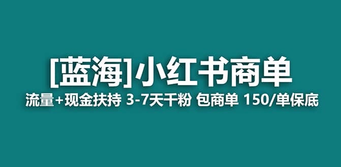 2023蓝海项目【小红书商单】流量+现金扶持，快速千粉，长期稳定，最强蓝海-有量联盟