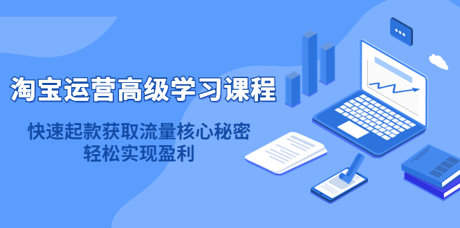 淘宝运营高级学习课程：快速获取流量核心秘密，轻松实现盈利！-有量联盟