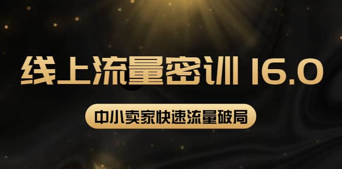 2022秋秋线上流量密训16.0：包含 暴力引流10W+中小卖家流量破局技巧 等等！-有量联盟