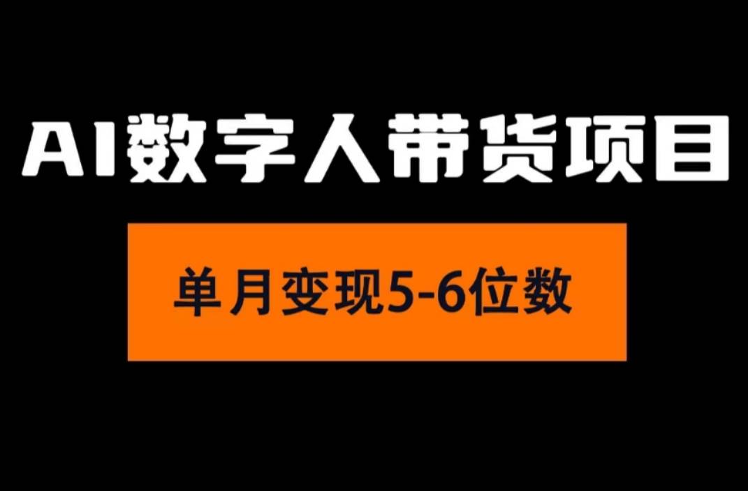 2024年Ai数字人带货，小白就可以轻松上手，真正实现月入过万的项目-有量联盟