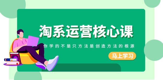 淘系-运营核心课，你学的不是只方法是创造方法的根源（190节课）-有量联盟