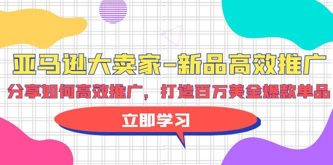 亚马逊 大卖家-新品高效推广，分享如何高效推广，打造百万美金爆款单品-有量联盟