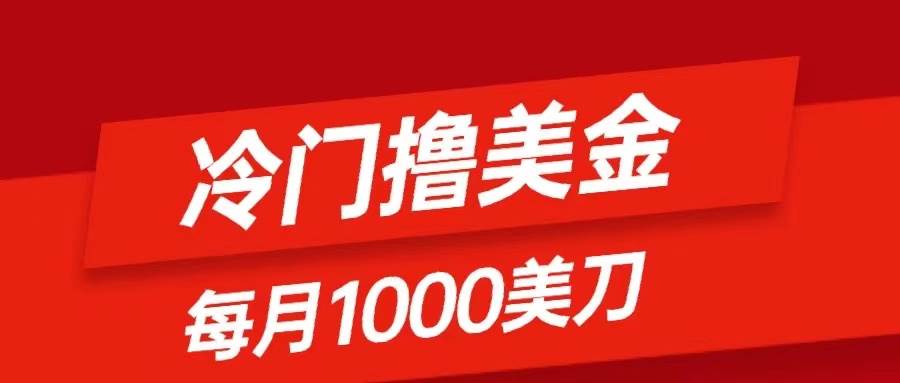 冷门撸美金项目：只需无脑发帖子，每月1000刀，小白轻松掌握-有量联盟